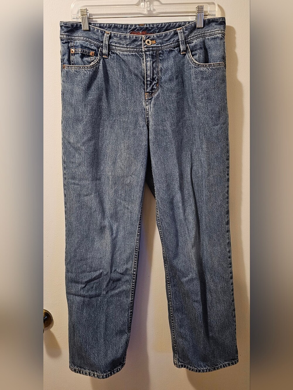 Eddie Bauer Flannel Lined Blue Jeans Women's Size 10P